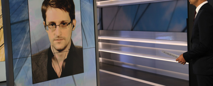 Former National Security Agency (NSA) contractor-turned-whistleblower Edward Snowden on Al Jazeera English’s ‘ShowUpFront’. Picture: Al Jazeera English.