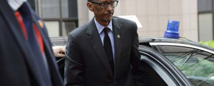 FILE: Rwanda’s President Paul Kagame arrives for the 4th EU-Africa summit on April 2, 2014 at the EU Headquarters in Brussels. Picture: AFP.