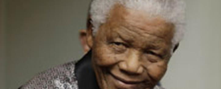 Former South African president and world icon Nelson Mandela.