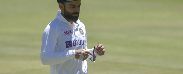 India's Virat Kohli walks on the field during the third day of the first Test cricket match between South Africa and India at SuperSport Park in Centurion on 28 December 2021. Picture: Christiaan Kotze/AFP