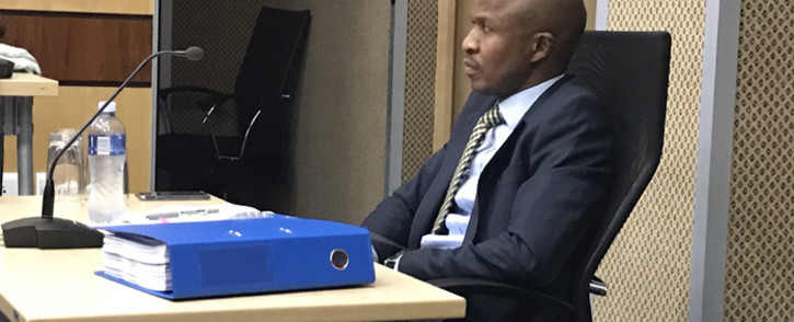 Senior Sars official Luther Lebelo at the Nugent commission fo inquiry on 27 September 2018. Picture: Barry Bateman/EWN