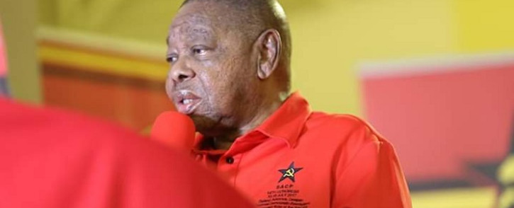 SACP SG Blade Nzimande speaking at the launch of the party’s 2019/2020 Red October campaign in the Eastern Cape on Sunday, 6 October 2019. Picture: @SACP1921/Twitter