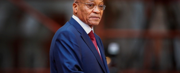 FILE: Former South African President Jacob Zuma arrives for the formal opening of Parliament in Cape Town on 12 February 2015. Picture: AFP.