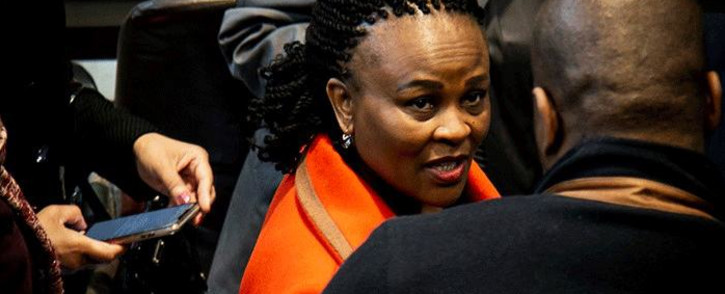Public Protector Busisiwe Mkhwebane at the Constitutional Court in Johannesburg on 22 July 2019. Picture: Sethembiso Zulu/EWN