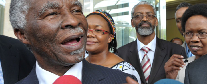 Former President Thabo Mbeki. Picture: Seyllou Diallo/AFP.