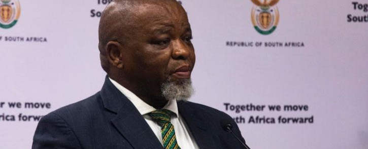 FILE: Energy and Mineral Resources Minister Gwede Mantashe. Picture: Kayleen Morgan/EWN