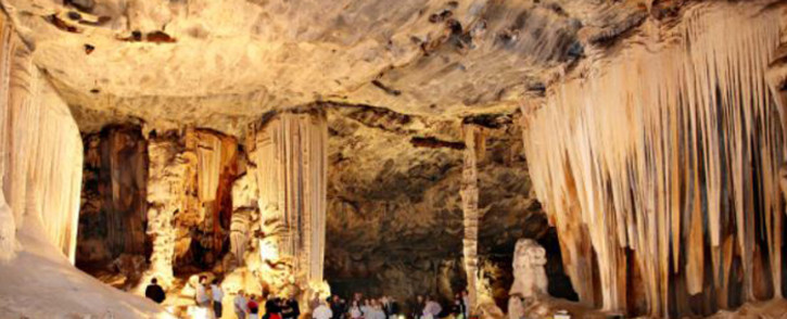 Inside the Cango Caves in Oudtshoorn in the Western Cape. Picture: cango-caves.co.za