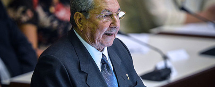 FILE: Former Cuban President Raul Castro delivers a speech during the new National Assembly meeting in Havana on 24 February 2013. Picture: AFP.