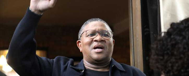 The ANC's Fikile Mbalula at the Soweto home of the late Winnie Madikizela-Mandela on 5 April 2018. Picture: Christa Eybers/EWN
