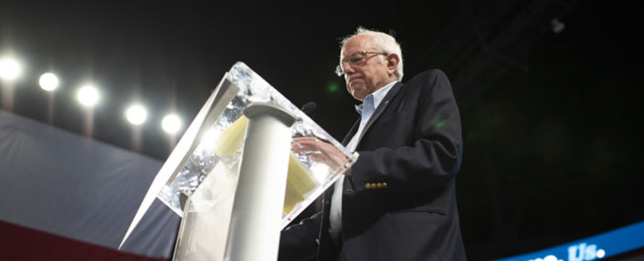 FILE: Bernie Sanders speaks during a rally at Houston University in Houston, Texas on 23 February 2020. Picture: AFP.