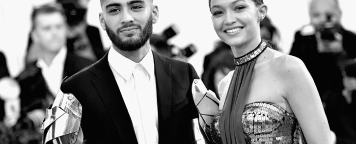 FILE: Zayn Malik (L) and Gigi Hadid attend the "Manus x Machina: Fashion In An Age Of Technology" Costume Institute Gala at Metropolitan Museum of Art on 2 May 2016. Picture: AFP