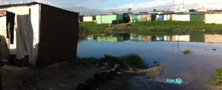 FILE: Flooded shacks in Cape Town after heavy rain. Picture: Rahima Essop/EWN.