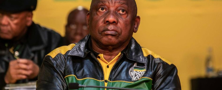 ANC President Cyril Ramaphosa at the 6th ANC National Policy Conference. Photo: Abigail Javier/ Eyewitness News