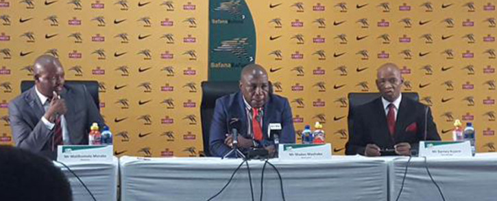 FILE: Bafana Bafana coach Shakes Mashaba during his squad selection in Johannesburg on 20 August 2015. Picture: Morena Mothupi/EWN.