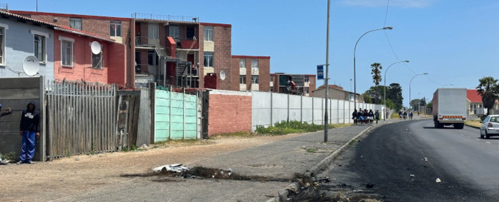 Remnants of a protest in Elsies River earlier this week. Residents took the streets again on Tuesday night (21 November 2023) following a five-day blackout. Picture: Carlo Petersen/Eyewitness News