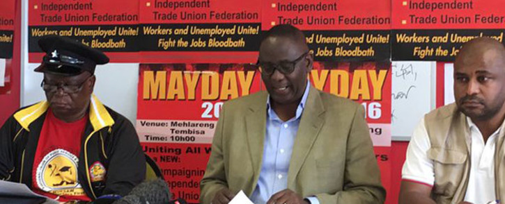 Convenor of South Africa’s first ever workers’ summit Zwelinzima Vavi in Boksburg on 28 April 2016. Picture: Govan Whittles/EWN