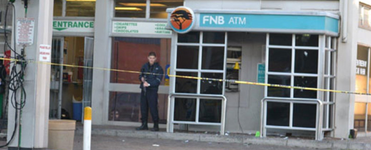 FILE: An FNB ATM was blown up at a BP garage in Athlone Industria. Picture: Supplied.