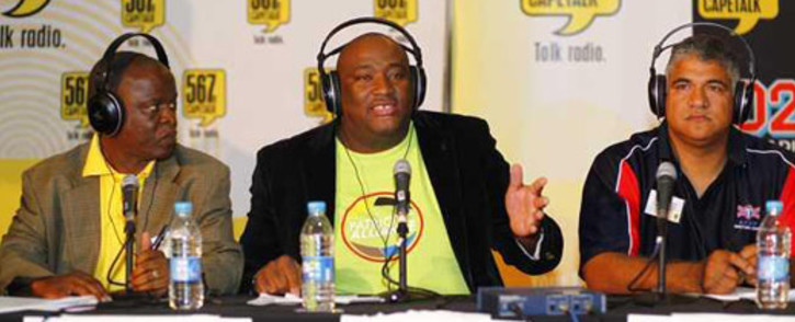 Patriotic Alliance president, Gayton McKenzie during an election debate on 30 April 2014 in Cape Town. Picture: Cape Talk.