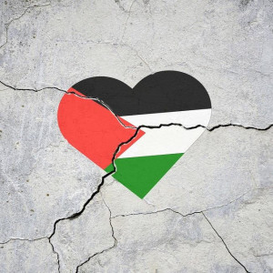 Palestine Flag Heart
