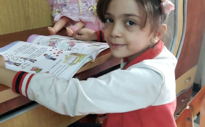 Seven-year-old Bana Alabed. Picture: Twitter @AlabedBana.