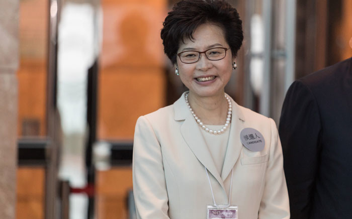 FILE: Hong Kong leader Carrie Lam. Picture: AFP