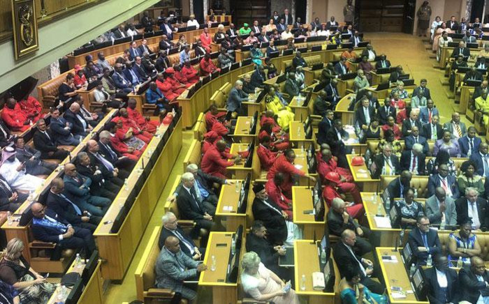 Members of Parliament sit in the National Assembly during President Cyril Ramaphosa's State of the Nation Address on 7 February 2019. Picture: EWN