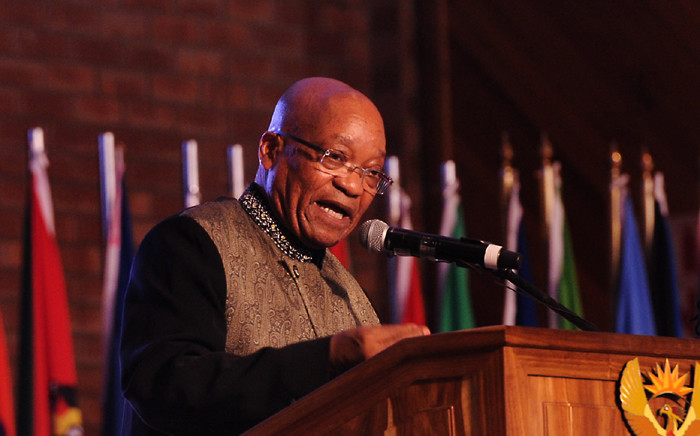 President Jacob Zuma at Africa day Celebration held at University of Pretoria, Mamelodi Campus on 24 May 2015. Picture: GCIS.
