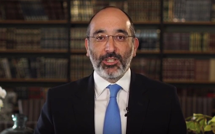 YouTube screengrab of Chief Rabbi Warren Goldstein.