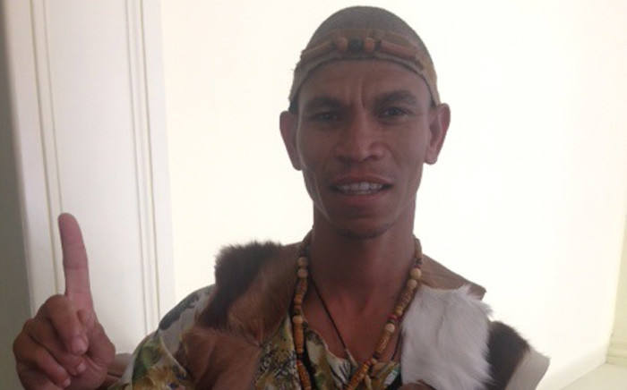Chief Brendon Billings travelled from Port Elizabeth along with other Khoisan leaders to witness proceedings in the NCOP on 10 January. Picture: Gaye Davis/EWN.