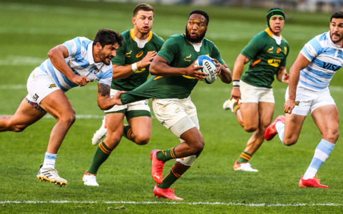 The Springboks beat Argentina 29-10 in their second Rugby Championship match on 21 August 2021. Picture: @Springboks/Twitter