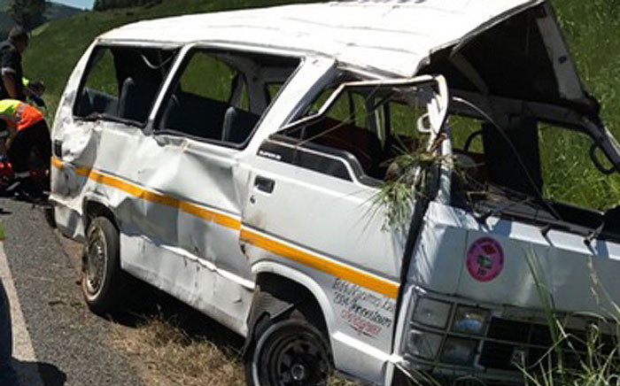 Four people were killed when a taxi crashed on the N3 in Pietermaritzburg. Picture: @Netcare911_sa