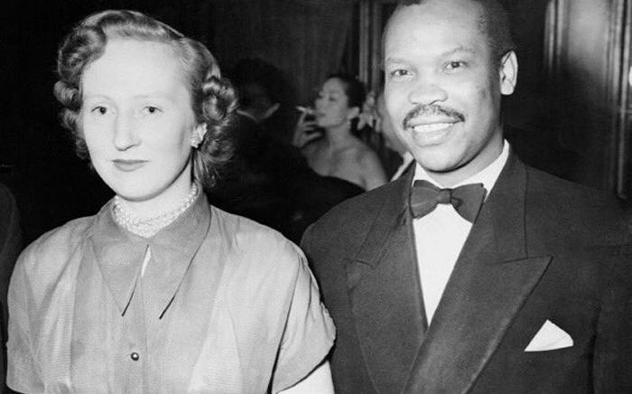 President Sir Seretse Khama and First Lady of Botswana from 1966 to 1980 Ruth Williams. Picture: Twitter