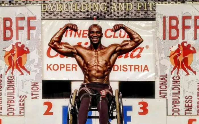 South Africa’s first pro-wheelchair bodybuilder Macethandile "Max" Kulati defended his title at the 2023 International Federation of Body Building and Fitness (IBFF) World Championship in Koper, Slovenia. Picture: Supplied.