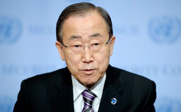 United Nations Secretary-General Ban Ki-moon. Picture: EPA/Justin Lane."