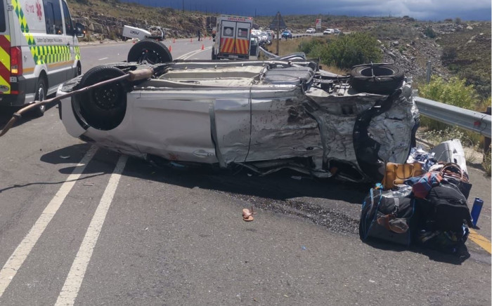  Transport authorities have confirmed 6 people have been killed and three others are hurt after a crash on the R61 between Graff Reinett and Cradock. Picture: Supplied