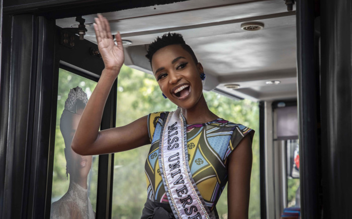 Miss Universe Zozibini Tunzi returns to Johannesburg to continue her homecoming tour. Picture: Abigail Javier/EWN