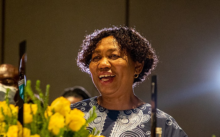 Basic Education Minister Angie Motshekga hosted the matric top achievers at a breakfast session at the Houghton Hotel on 20 January 2021. Picture: Xanderleigh Dookey Makhaza/Eyewitness News  