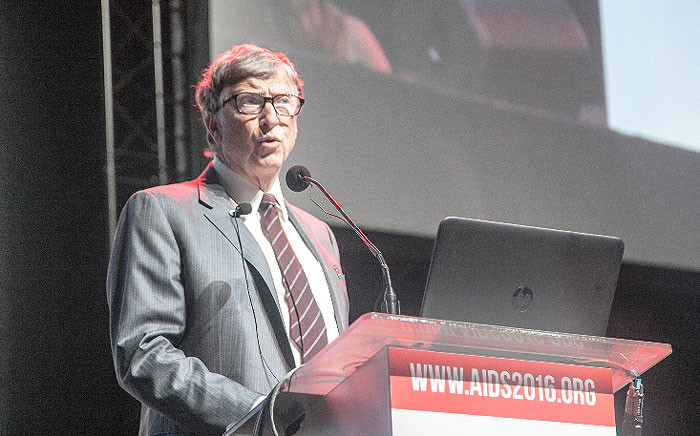 US businessman Bill Gates at the Aids Conference in Durban on 20 July 2016. Picture: Kgothatso Mogale/EWN.