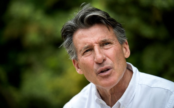 International Association of Athletics Federations (IAAF) President Sebastian Coe speaks during an interview with AFP on the sidelines of the IAAF Diamond League competition on 29 August 2019, in Zurich. Picture: AFP