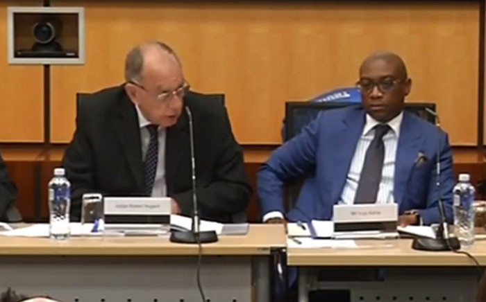 FILE: A video screengrab of the Nugent Commission of Inquiry into Sars on 25 September 2018.