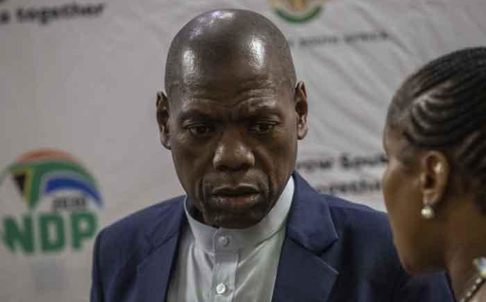 Health Minister Zweli Mkhize at the Ranch Resort in Polokwane, the quarantine site that will house repatriated South Africans from Wuhan, China for 21 days. Picture: Abigail Javier/EWN.