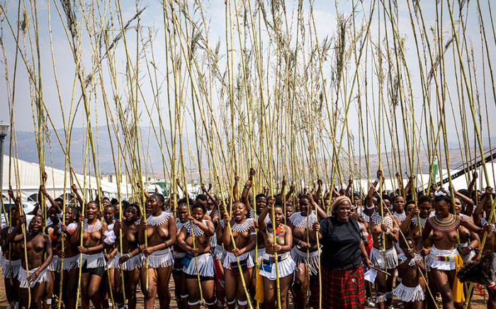 Maidens at the annual reed dance in Nongoma - northern KZN. Picture: Xanderleigh Makhaza/EWN