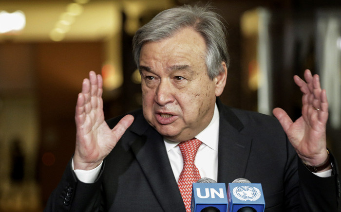 FILE: Antonio Guterres at the UN headquarters in New York in April 2016. Picture: AFP.