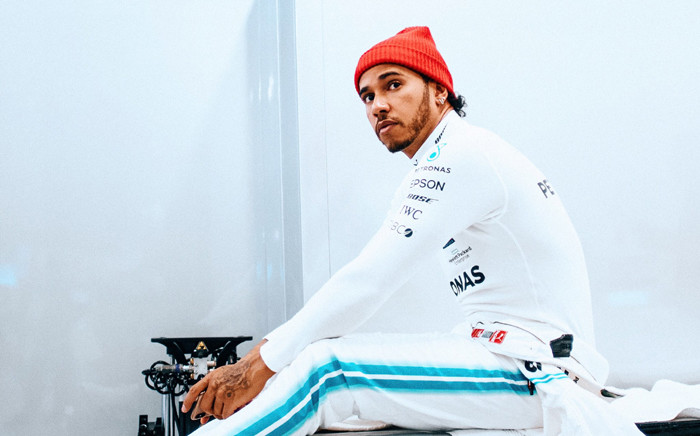 FILE: Lewis Hamilton rests ahead of his Spanish Grand Prix race. Picture: @MercedesAMGF1/Twitter.