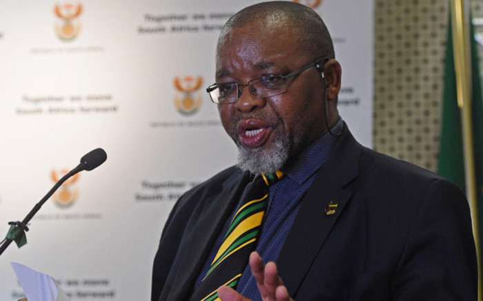 Mineral Resources Minister Gwede Mantashe. Picture: @GCISMedia/Twitter