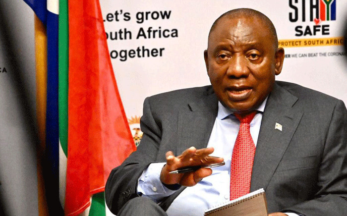 President Cyril Ramaphosa at a media briefing on 3 June 2021. Picture: GCIS