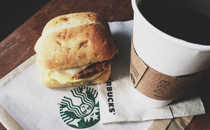 FILE: Starbucks' spicy chorizo breakfast sandwich. Picture: @Starbucks.