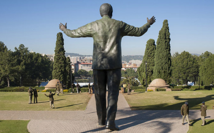 FILE: The statue of Nelson Mandela during a Freedom Day event held at the Union Buildings in Pretoria on 27 April 2014. Picture: Supplied.