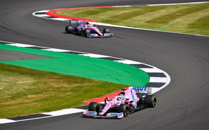 Racing Point's Canadian driver Lance Stroll during the F1 70th Anniversary Grand Prix at Silverstone on 9 August 2020 in Northampton. The race commemorates the 70th anniversary of the inaugural world championship race, held at Silverstone in 1950. Picture: @RacingPointF1/Twitter.

