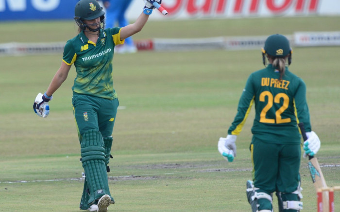 Proteas opener Laura Wolvaardt (left) became the youngest woman cricketer to reach 1,000 ODI runs. Picture: Twitter/@OfficialCSA